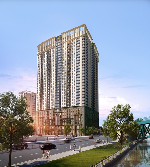 Sài Gòn Royal Residence (34 – 35 Bến Vân Đồn, Q.4) hút giới đầu tư bởi vị trí một phút đi bộ qua cầu Mống đến “phố tài chính” của TP.HCM