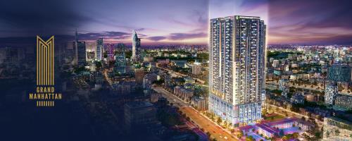 THE GRAND MANHATTAN DỰ KIẾN CẤT NÓC THÁP B1 TRONG THÁNG 12/2023