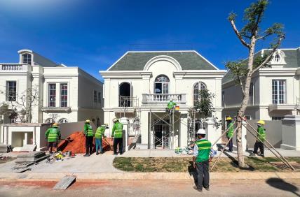 GOLF VILLAS: NHỮNG CĂN BIỆT THỰ ĐƠN LẬP ĐANG DẦN HÌNH THÀNH