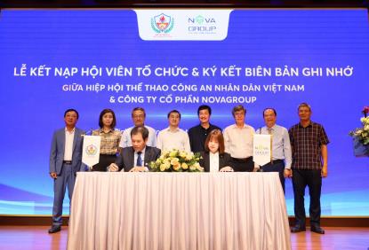 NOVAGROUP ĐỒNG HÀNH CÙNG THỂ THAO CÔNG AN NHÂN DÂN PHÁT TRIỂN CÁC BỘ MÔN THỂ THAO TRỌNG ĐIỂM, NÂNG CAO VỊ THẾ THỂ THAO VIỆT NAM