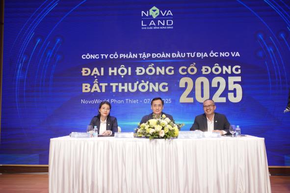 ĐHĐCĐ BẤT THƯỜNG 2025 NOVALAND: THÔNG QUA CÁC PHƯƠNG ÁN TÁI CƠ CẤU NỢ VÀ CẢI THIỆN TÌNH HÌNH TÀI CHÍNH