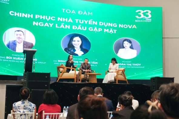 Hội thảo Nhân tài NovaGroup 2025: Hàng trăm ứng viên quy tụ, 500 cơ hội việc làm ngành bất động sản, dịch vụ, tiêu dùng tại 3 trụ cột của NovaGroup