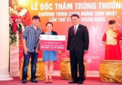 Lễ rút thăm trúng thưởng kỷ niệm 21 năm thành lập Novaland