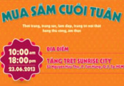 "Mua sắm cuối tuần" tại Sunrise City