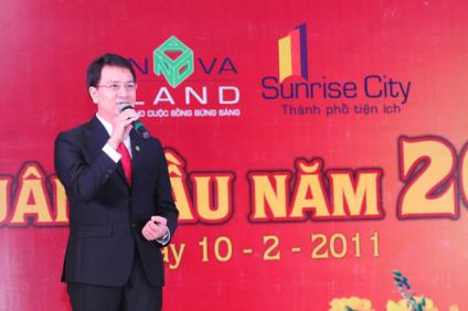 Chúc xuân đầu năm 2011 tại Sunrise City