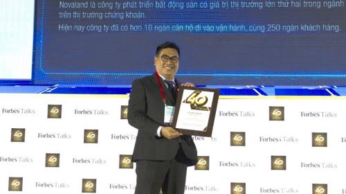 FORBES VIỆT NAM VINH DANH NOVALAND TRONG DANH SÁCH 40 THƯƠNG HIỆU CÔNG TY VIỆT NAM GIÁ TRỊ NHẤT