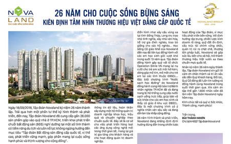 KỶ NIỆM 26 NĂM THÀNH LẬP TẬP ĐOÀN