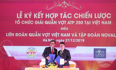 NOVALAND HỢP TÁC CÙNG LIÊN ĐOÀN QUẦN VỢT VIỆT NAM TỔ CHỨC CÁC GIẢI QUẦN VỢT QUỐC TẾ TẠI NOVAWORLD PHAN THIẾT