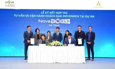 THƯƠNG HIỆU KHÁCH SẠN MÖVENPICK VÀ NOVOTEL CỦA TẬP ĐOÀN ACCOR SẼ CÓ MẶT TẠI NOVAWORLD PHAN THIET VÀ NOVAWORLD HO TRAM