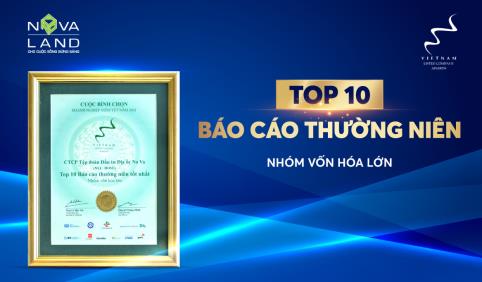 NOVALAND TIẾP TỤC ĐƯỢC VINH DANH TẠI GIẢI THƯỞNG DOANH NGHIỆP NIÊM YẾT 2021