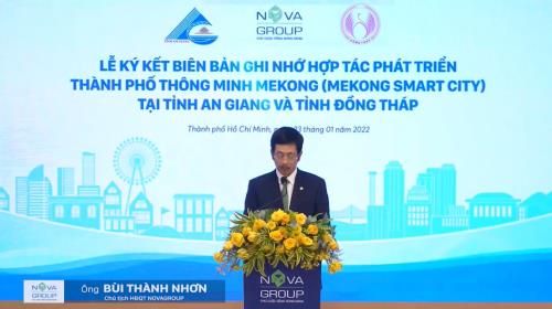 NOVAGROUP HỢP TÁC PHÁT TRIỂN MEKONG SMART CITY TẠI ĐỒNG THÁP VÀ AN GIANG