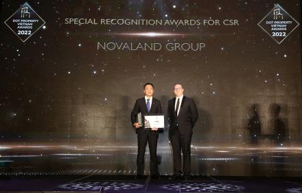 NOVALAND LÀ NHÀ PHÁT TRIỂN BĐS BỀN VỮNG TỐT NHẤT VIỆT NAM TẠI DOT PROPERTY AWARDS 2022