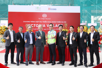 VICTORIA VILLAGE TIẾP TỤC TRIỂN KHAI THI CÔNG HOÀN THIỆN DỰ ÁN