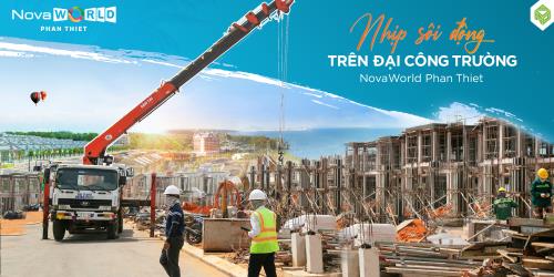 NHỊP SÔI ĐỘNG TRÊN CÔNG TRƯỜNG NOVAWORLD PHAN THIET