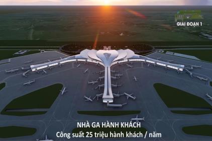 NHÀ GA HÀNH KHÁCH SÂN BAY LONG THÀNH KHỞI CÔNG THÁNG 8 TỚI