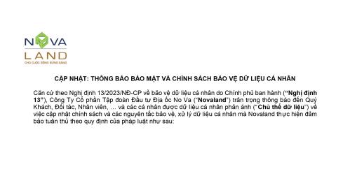 CẬP NHẬT: THÔNG BÁO BẢO MẬT VÀ CHÍNH SÁCH BẢO VỆ DỮ LIỆU CÁ NHÂN